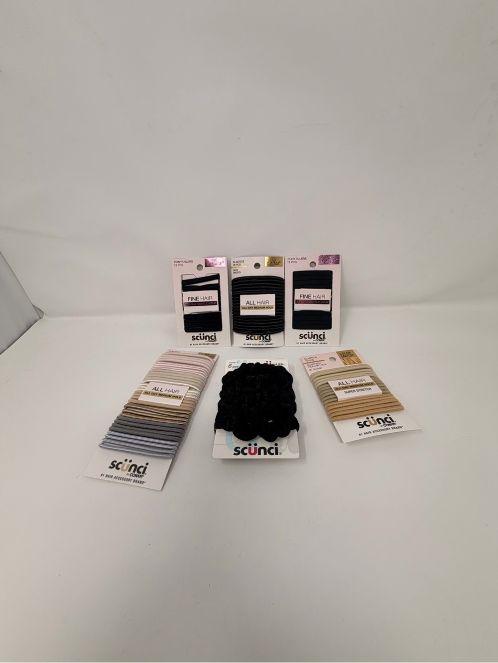 Scunci No Damage hair ties pack